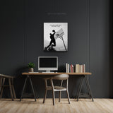 "Shoot your shot" Motivational Canvas Art by AmericanEyez