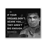 "Go Big or Go Home" Motivational Canvas Print by AmericanEyez