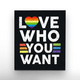 "All I Want Is You" Pride Canvas Art by AmericanEyez