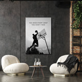 "Shoot your shot" Motivational Canvas Art by AmericanEyez